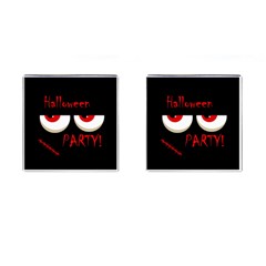 Halloween Party - Red Eyes Monster Cufflinks (square)