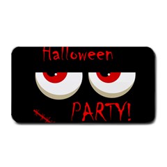 Halloween Party - Red Eyes Monster Medium Bar Mats by Valentinaart