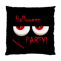 Halloween Party - Red Eyes Monster Standard Cushion Case (two Sides) by Valentinaart