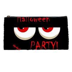 Halloween Party - Red Eyes Monster Pencil Cases by Valentinaart