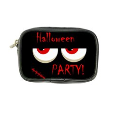 Halloween Party - Red Eyes Monster Coin Purse by Valentinaart