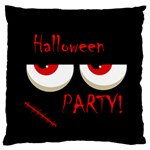 Halloween party - red eyes monster Standard Flano Cushion Case (One Side) Front