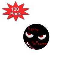 Happy Halloween - Red Eyes Monster 1  Mini Magnets (100 Pack)  by Valentinaart