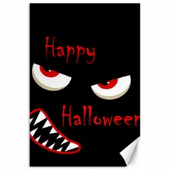 Happy Halloween - Red Eyes Monster Canvas 20  X 30   by Valentinaart