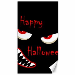 Happy Halloween - Red Eyes Monster Canvas 40  X 72   by Valentinaart