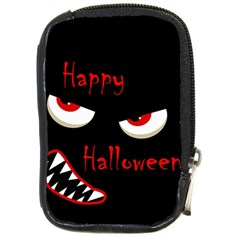 Happy Halloween - Red Eyes Monster Compact Camera Cases by Valentinaart