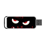 Happy Halloween - red eyes monster Portable USB Flash (One Side) Front