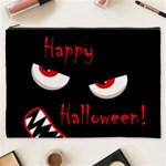 Happy Halloween - red eyes monster Cosmetic Bag (XXXL)  Front