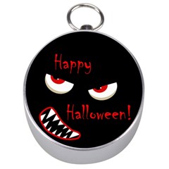 Happy Halloween - Red Eyes Monster Silver Compasses by Valentinaart