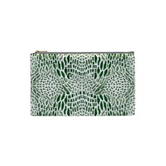 Green Reptile Scales Cosmetic Bag (small) 