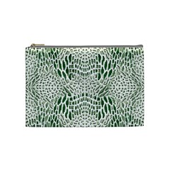 Green Reptile Scales Cosmetic Bag (medium)  by RespawnLARPer