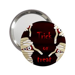 Halloween Mummy 2 25  Handbag Mirrors by Valentinaart