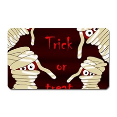 Halloween Mummy Magnet (rectangular) by Valentinaart