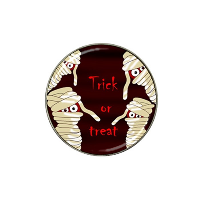 Halloween mummy Hat Clip Ball Marker (4 pack)