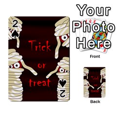 Halloween Mummy Playing Cards 54 Designs  by Valentinaart