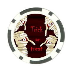 Halloween Mummy Poker Chip Card Guards by Valentinaart