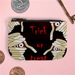 Halloween mummy Mini Coin Purses Front