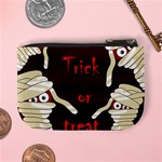 Halloween mummy Mini Coin Purses Back