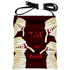 Halloween Mummy Shoulder Sling Bags by Valentinaart