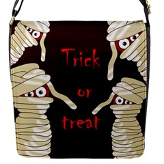 Halloween Mummy Flap Messenger Bag (s) by Valentinaart