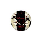 Halloween mummy party Golf Ball Marker Front