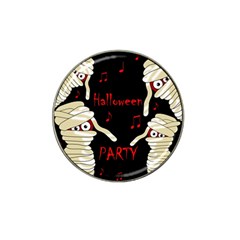 Halloween Mummy Party Hat Clip Ball Marker by Valentinaart