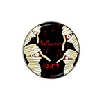 Halloween mummy party Hat Clip Ball Marker Front