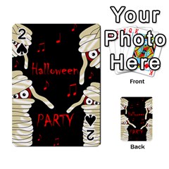 Halloween Mummy Party Playing Cards 54 Designs  by Valentinaart