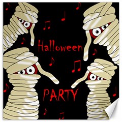 Halloween Mummy Party Canvas 12  X 12   by Valentinaart