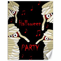 Halloween Mummy Party Canvas 18  X 24   by Valentinaart