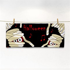 Halloween Mummy Party Hand Towel by Valentinaart