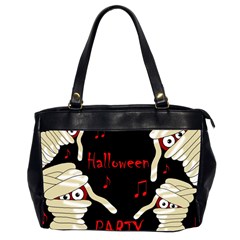 Halloween Mummy Party Office Handbags (2 Sides)  by Valentinaart