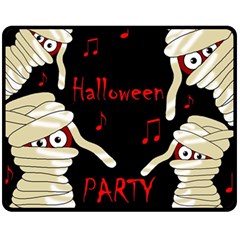 Halloween Mummy Party Fleece Blanket (medium) 