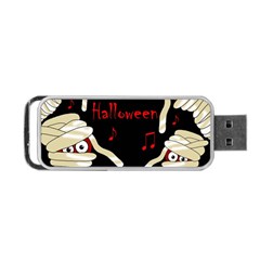 Halloween Mummy Party Portable Usb Flash (two Sides) by Valentinaart