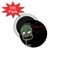 Halloween Zombie 1 75  Magnets (100 Pack)  by Valentinaart