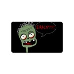 Halloween zombie Magnet (Name Card) Front