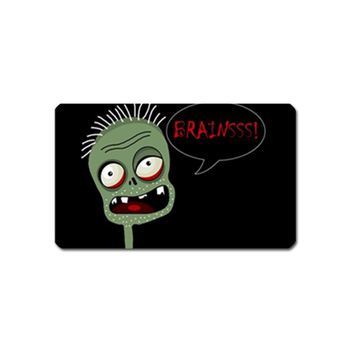 Halloween zombie Magnet (Name Card)