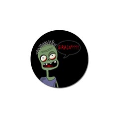 Halloween Zombie Golf Ball Marker by Valentinaart