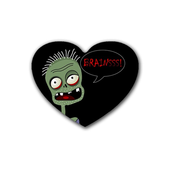 Halloween zombie Heart Coaster (4 pack) 