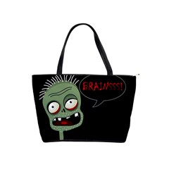 Halloween Zombie Shoulder Handbags by Valentinaart