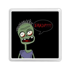 Halloween Zombie Memory Card Reader (square)  by Valentinaart