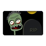 Halloween zombie on the cemetery Magnet (Rectangular) Front