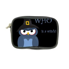 Halloween Witch - Blue Owl Coin Purse by Valentinaart