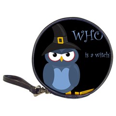 Halloween Witch - Blue Owl Classic 20-cd Wallets by Valentinaart