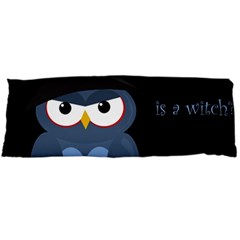 Halloween Witch - Blue Owl Body Pillow Case (dakimakura) by Valentinaart