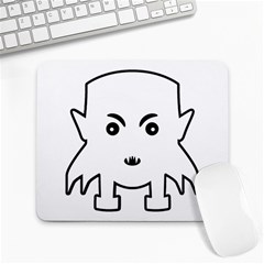 Petit Vampire Cartoon Illustration Large Mousepads by dflcprints