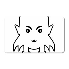 Petit Vampire Cartoon Illustration Magnet (rectangular) by dflcprints