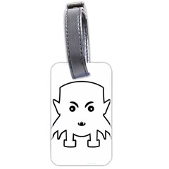 Petit Vampire Cartoon Illustration Luggage Tags (two Sides) by dflcprints