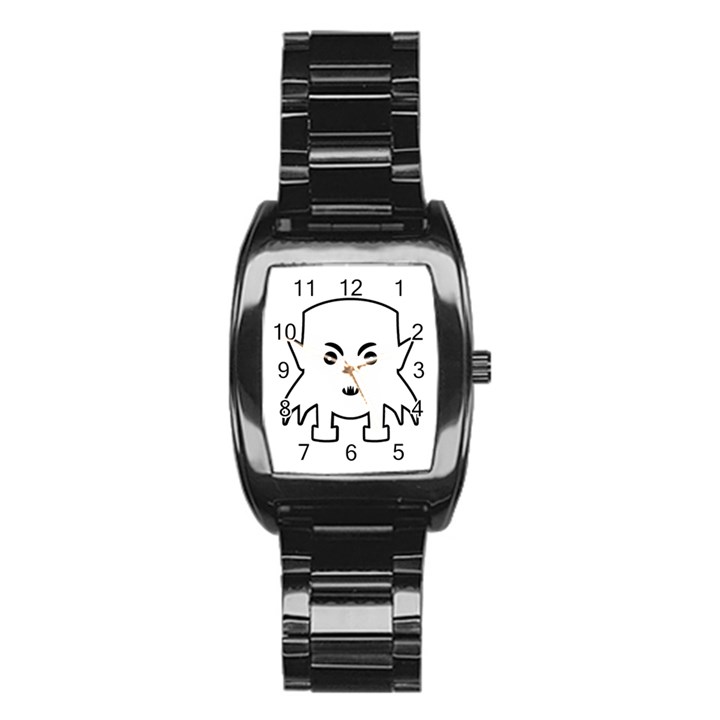 Petit Vampire Cartoon Illustration Stainless Steel Barrel Watch