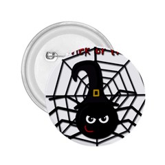 Halloween Cute Spider 2 25  Buttons by Valentinaart